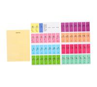 AKOOSY 2 pièces Autocollants Piano Colorés Décalques Clavier Électronique Amovibles Résistant à Usure Étanche et Transpiration Outil Apprentissage pour Débutants