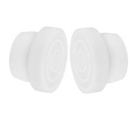 AKOOSY 2 pièces Bouchons Échelle Caoutchouc pour Piscine Enterrée Protection Antichoc pour Tubes Échelle Amortisseurs Blancs Accessoire et Facile à Installer