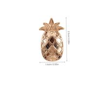 AKOOSY 2 Pièces Broche Ananas Cartoon Broches Collier Clip pour Écharpe Chapeau Veste Accessoire Dété Plage Style Hawaïen