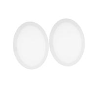 AKOOSY 2 pièces Cadre de Peinture Irregulier Acrylique pour Étudiants Panneau Décoratif Oval Toile pour Dessin Créatif et Art DIY
