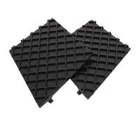 AKOOSY 2 Pièces De Cache Décoratif Pour Calandre Inférieure De Pare-Chocs Garniture De Pare-Chocs Panneau Décoratif Garniture Inférieure De Pare-Chocs En Plastique Cache De Panneau