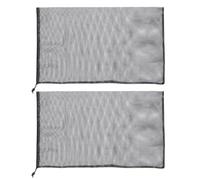 AKOOSY 2 Pièces Lot de 2 Paquet de Ramassage pour Broyeur de Bois Électrique, 121 X 61 Cm, en Filet Résistant à Déchirure, Grosse Capacité pour Feuilles et Débris de Jardin, Collecte de