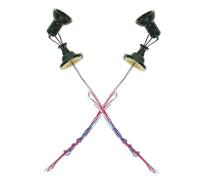 AKOOSY 2 Pièces Lot de Lampes Miniatures de Signalisation Ferroviaire Vertes pour Décoration de Table Sable et Miniatures Modelisme