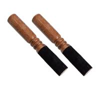AKOOSY 2 Pièces Maillet en Bois Artisanal Accessoire Pratique pour Bol Chantant Tibétain Bâton de Percussion pour Tonalités Apaisantes ou