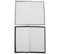 AKOOSY 2 Pièces Microfiber Jewelry Cleaning Cloths Four-layer Flip Design For Polishing Tarnish Removal Silverware Eyeglass Lenses Coins And Tablet Screens