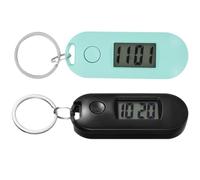 AKOOSY 2 Pièces Montre de Poche Numérique D'examen, Porte-clés | Lot de Deux Montre Numérique, Montres Porte-clés Silencieuses, pour École et Durant L'examen, Facile à Lire