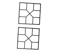 AKOOSY 2 pièces Moule Plastique Réutilisable pour Pavage Extérieur DIY Outil de Modelage pour Dalles Béton Chemin Jardin Terrasse