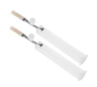 AKOOSY 2 pièces Outil de Pollinisation Manuel Stylo Pollinisateur Précis pour Tomates Aubergines et Poivrons Compatible Plantes Extérieures et Variétés Hybrides