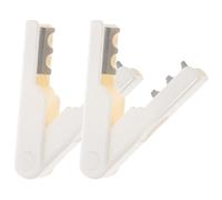 AKOOSY 2 pièces Outil Désherbage Rose Thorn Stripper Abs Léger Outil Jardin Portatif pour Enlever Épines Tiges de Fleurs Adapté Aux Fleuristes et Usage Familial