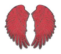 AKOOSY 2 Pièces Patch Brodé à Paillettes Ailes Ange Thermocollant Écussons Autocollants pour Vêtements Décoration DIY Mode pour Vestes Jeans Sacs Couture Facile