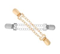 AKOOSY 2 Pièces Pinces à Cardigan Vintage Accessoire Shawl Clip pour Châle Pull Orné Pour Femme Protection Anti-DéVoilement Et Effet Cintrant Pour Robe