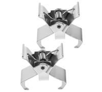 AKOOSY 2 pièces Pinces de Séparation Métal pour Toile de Peinture Clips Artistiques Robustes pour Cadres Accessoires Pratiques pour Séchage et Transport de Peintures de Clips