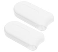 AKOOSY 2 Pièces Poignée de Sécurité et Tendeur de Corde pour Stores Roulants Blancs en Pom, Accessoires pour Stores Enrouleurs Intérieurs, Usage Domestique et Hôtelier, Protection Vie