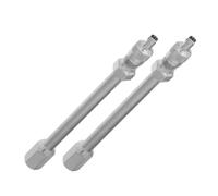 AKOOSY 2 pièces Rallonges Tiges de Valve de Pneu Métal Extension Facile à Installer pour Voiture Camion et Vtt Prolongateur Dembout Gonflage