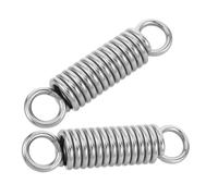 AKOOSY 2 pièces Ressorts de Suspension Acier Inoxydable Ressorts de Tension Haute Résistance pour Chaises Suspendues et Balancelles Extérieures Absorption des Vibrations et Élasticité