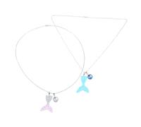 AKOOSY 2 Pièces Sirène Pendentifs Sirène Colorés Pendentif Poisson pour Événements Thématiques de Plage Fantaisie