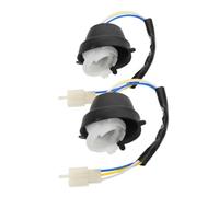 AKOOSY 2 pièces Sockets pour Phare et Feu Arrière Moto Double Griffe Connecteur Pré-câblé Étanche pour Éclairage LED Durables et Résistants Aux Intempéries