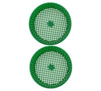 AKOOSY 2 pièces Tamis de Jardin Plastique Vert avec Mailles Tamis pour Tamiser Terre Sable Compost et Petits Cailloux Outil pour Jardinage et Filtration