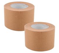 AKOOSY 2 Rouleaux Ruban Adhésif Papier Kraft Hydrosoluble pour Encadrement Artistique Adhésif Auto-collant pour Collage et Emballage sans Résidu Protection Œuvres et Travaux Manuels