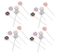 AKOOSY 20 Pièces Broche Écharpe Résine avec Capuchons de Sécurité Épingle Scarf Shawl Clip pour Femme Fixation de Foulard Veste et Mariage et Portable pour Usage Quotidien et Événements