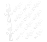 AKOOSY 20 pièces Crochets à Chaussures Polyvalents pour Séchage et Rangement Support Mural sans Outils pour Sandales Tongs et Chaussures Gain de Place pour Maison et Commerce