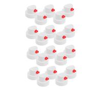 AKOOSY 20 Pièces Lot de Buses Spray Peinture Plastique Pe Bouchons de Remplacement Aérosol Fat Spray Nozzles pour Graffiti et Accessoires Colle Bombe