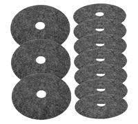 AKOOSY 20 pièces Lot de Tapis Anti-Mauvaises Plantes Tissu Non Tissé Gris Barrière Rudérale Perméable Rétention Humidité pour Pots de Fleurs et Jardin