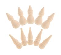 AKOOSY 20 Pièces Ornements De Bonhomme En Figurines De De Poupées à Chevilles Bricolage De Dessin Graffiti Enfant Beige