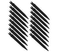 AKOOSY 20 pièces Piquets pour Lampes Solaire de Jardin Accessoires Solides Abs Fixation Résistante Au Vent pour Éclairage Extérieur Remplacement pour Lampes de Pelouse et Chemin