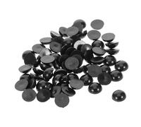 AKOOSY 200 pièces Half Round Plastic Doll Eyes Flat Back for DIY Stuffed Animals Crochet Amigurumi Plush Toy Crafting