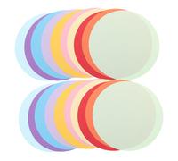 AKOOSY 200 Pièces Origami Paper Sheets For Colors Double-sided Round Construction Paper For Classroom Crafts And Wall Decorations