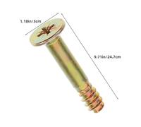 AKOOSY 20pièces Vis De Support Dorées pour Auvent Lot de Fixations De Remplacement pour Tentes De Camping Plein Air Vis De Serrage