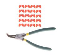 AKOOSY 21 Pièces Lunettes Anti-picage sans Broches pour Poulets et Faisans avec Pince Protection Oculaire Complète pour Volaille Kit pour Élevage Sûr