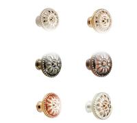 AKOOSY 3 Pièces Bouton de Meuble Champignon en Alliage Zinic 6041, Rond