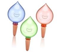 AKOOSY 3 pièces Globes Arrosage Automatique pour Plantes Dispositifs Auto Arrosants Portables Plastique Inserts pour Jardinières Intérieur et Extérieur Arrosage Pratique pour Plantes Pot