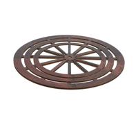 AKOOSY 3 pièces Roues Bois Décoratives Vintage Style Ouest pour Bar Garage Mur Salon Western Hanging Decor 3pcs 25 * 25 * 05cm+30 * 30 * 05cm+35 * 35 * 05cm