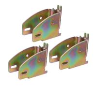 AKOOSY 3 Pièces Support D’extrémité pour Poutre Bois E Track, Alliage | Connexion Simple Supports D’outil et Prise Remorque, Perçage ou Soudure Inutiles, Slots Prépercés Standardisés