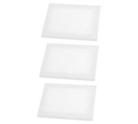 AKOOSY 3 pièces Toile à Peindre Coton Panneaux de Peinture Vierges Bois Massif Supports Durables pour Étudiants et Débutants Peinture à Huile DIY