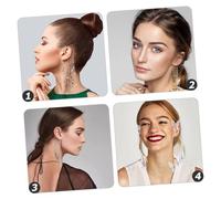 AKOOSY 30 pièces Boucles Oreilles DIY Crochets Accessoires Bijoux Fabrication pour Oreilles sans Perçage Élégantes et Personnalisables