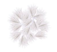 AKOOSY 30 Pièces Branches de Pin Artificielles Blanches Résistantes Décoloration Accessoires DIY Décoration Polyvalente pour Mariage Noël