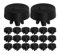 AKOOSY 30 Pièces Patins de Boîtier PC Antidérapants en Plastique | Pieds de Remplacement à Enfoncer, des Vibrations, Stabilité Accrue, pour Postes et Montages DIY