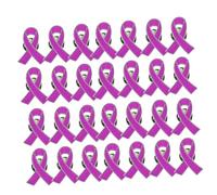 AKOOSY 30pièces Lot De Épingles à Ruban Anti-violence Pour Charité Broches De Petite Épingle à Ruban Pour Activités Spéciales