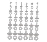 AKOOSY 36 Pièces Doll Joints Set Plastic Removable Connectors for DIY Plush Toy Limbs Head Craft Accessories with for Bear and Doll Making