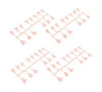 AKOOSY 4 Ensembles Mini Doll Hands for Puppets Realistic Tiny Plastic Parts for DIY Doll Making Detailed Accessories
