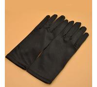 AKOOSY 4 paires Gants Courts Satin Noir pour Femme Élégants et Doux Adaptés Aux Danses Latines Bijoux et Événements Professionnels Confortables et Durables Lot