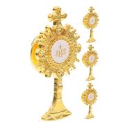 AKOOSY 4 pièces Broche de Costume Homme Alliage de Zinc Lot de Épingles de Communion Religieuse Unisexes Accessoire Chic pour Fêtes et Baptêmes