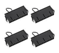 AKOOSY 4 Pièces Démarreur D’Alimentation ATX 20 et 24 Broches Noir Abs | Outil de Pontage pour Carte Mère et Bloc, Contrôle de Tension, Usage Atelier et Montage PC