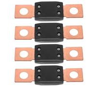AKOOSY 4 pièces Fusible Auto à Boulon Haute Intensité Cuivre Lot pour Camions Suv et Bateaux Fusible Lourd avec Installation Rapide