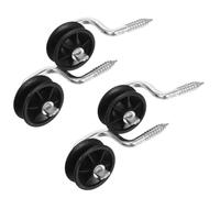 AKOOSY 4 Pièces Isolateur D’Angle à Vis Auto-taraudeuse, Acier PP Noir | Réduit L’usure du Fil, Fixation Sûre du Ruban, pour Moutons, Installateurs et Angles de Ranch