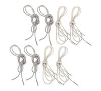 AKOOSY 4 pièces Lacets Ronds Brillants Lacets Cristal Ajustables pour Chaussures Hoodies Pantalons et Sacs Cordons Décoratifs Éclatants pour Bijoux de Sneakers et Projets DIY